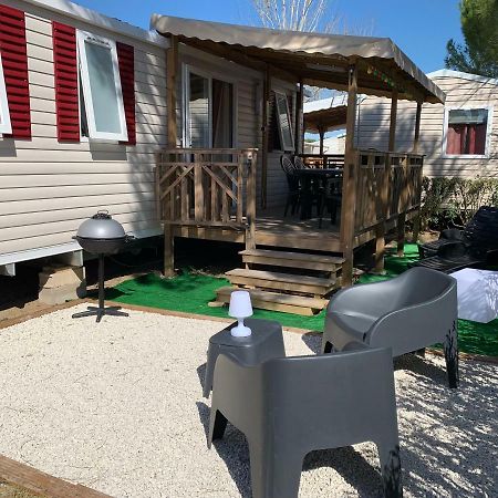 Mobilhome Vias Plage Dans Camping Eksteriør bilde