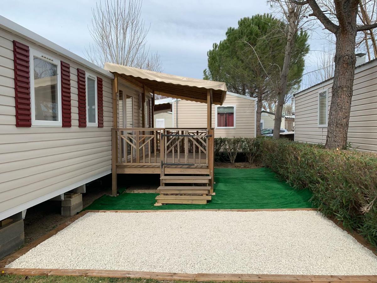 Mobilhome Vias Plage Dans Camping Eksteriør bilde